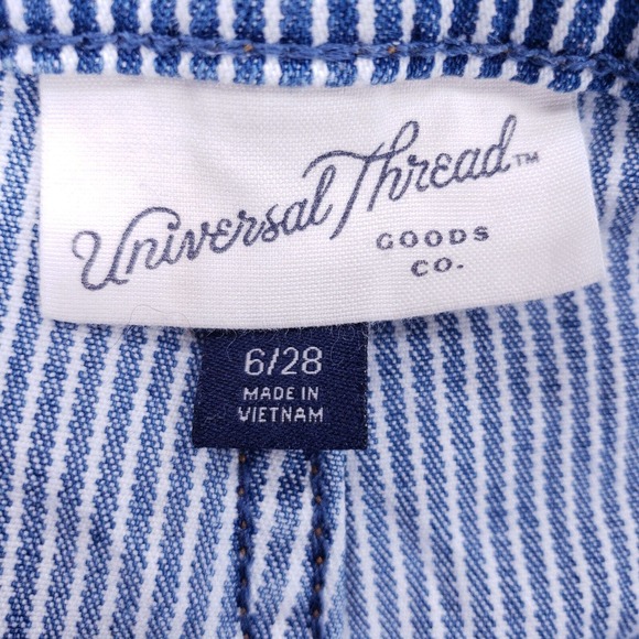 Universal Thread Jeans Denim Cotton Womens SZ 6 Blue Straight Stretch VTG 90s - Picture 11 of 12